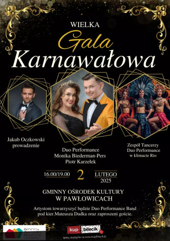 Pawłowice Wydarzenie Koncert Wielka Gala Karnawałowa