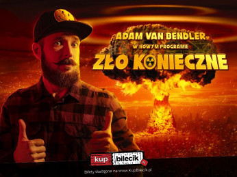 Jastrzębie-Zdrój Wydarzenie Stand-up Adam Van Bendler z nowym programem "Zło konieczne"