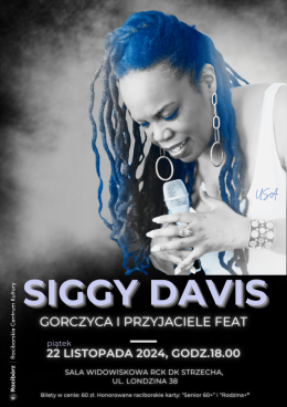 Racibórz Wydarzenie Koncert SIGGY DAVIS – Gorczyca & Przyjaciele