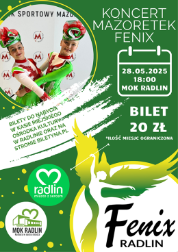 Radlin Wydarzenie Koncert Koncert MAŻORETEK FENIX