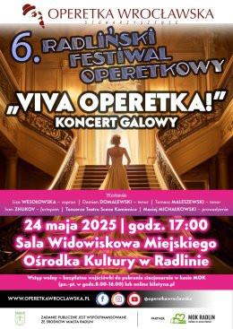 Radlin Wydarzenie Festiwal 6. Radliński Festiwal Operetkowy „VIVA OPERETKA!”